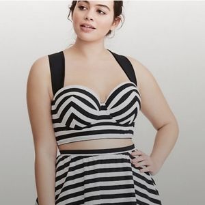 Torrid longline supportive bikini top